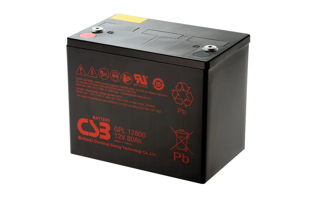 Acumulator HITACHI CSB GPL12800 80AH-1